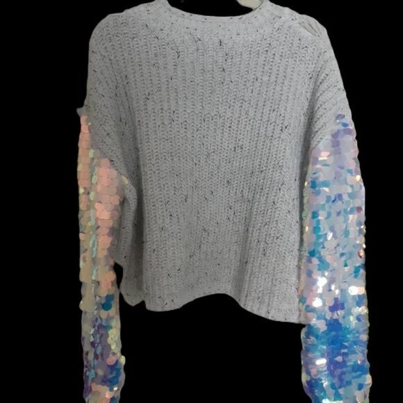 TSOQ White Knit Sweater - Picture 1 of 6